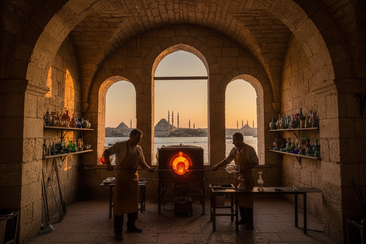 Cam & Işık Atölyesi — İstanbul Karaköy